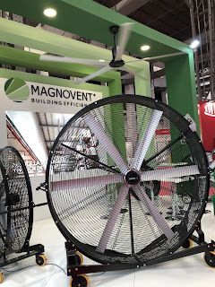 Ventiladores gigantes - Feria SIL Barcelona - Magnovent