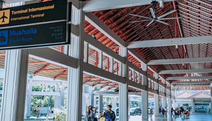 Bioclimatic architecture in airport