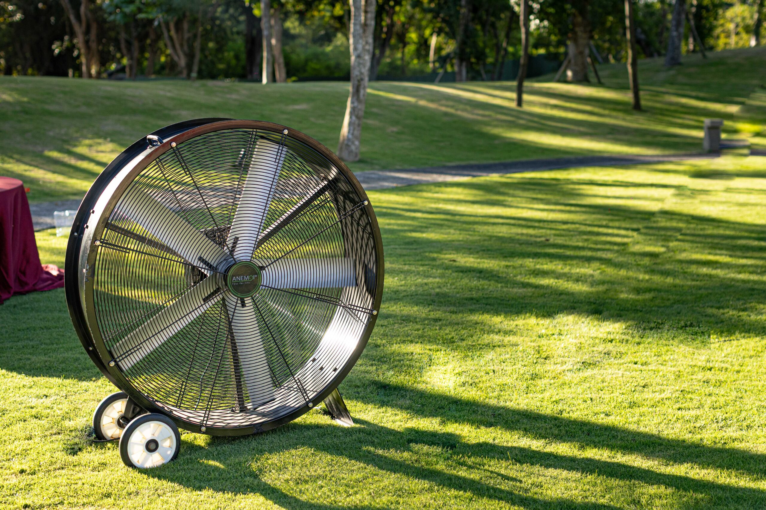 Ventiladores exteriores para espacios abiertos