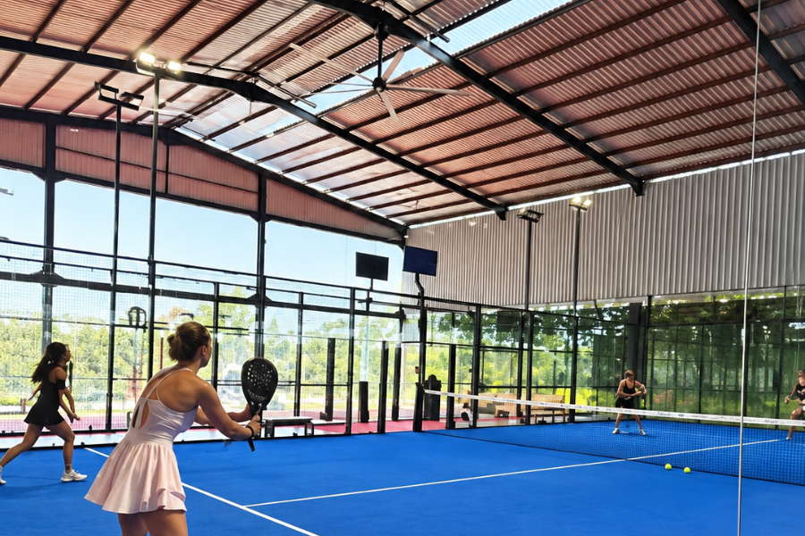 climatizar pistas de padel con magnovent